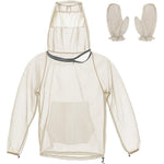 2win2buy Mosquito Bug Jacket front view with hood and gloves