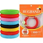 BugBand 24 pack mosquito repellent bracelets front packaging view