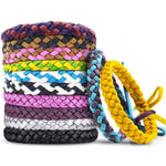 BuggyBands 12 pack mosquito repellent bracelets front view