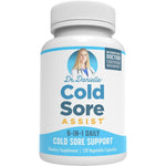 Dr. Danielle Cold Sore Assist 120 capsules front bottle view for immune system support