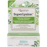 Quantum SuperLysine+ Cold Sore Treatment Ointment front packaging view for fast blister relief