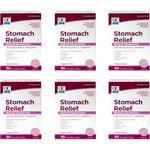 Quality Choice Pink Bismuth Chewable Tablets front view of 6 pack box set