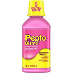 Pepto-Bismol Original Liquid 12 Fluid Ounce front view bottle