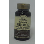 Windmill Probiotic Lactose Free Berry Chewables 100 Count front bottle view for digestive health