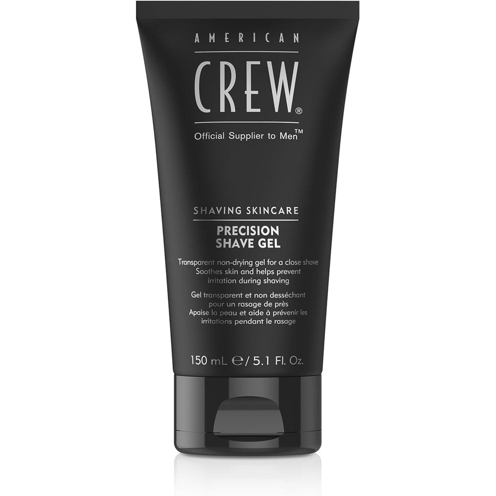 American Crew Precision Shave Gel 5.1 Fluid Ounce front view tube for precise mens grooming