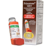 Primatene Mist Epinephrine Inhalation Aerosol front view packaging for asthma relief