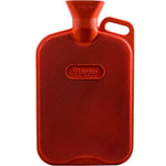 Peterpan extra large red hot water bottle front view