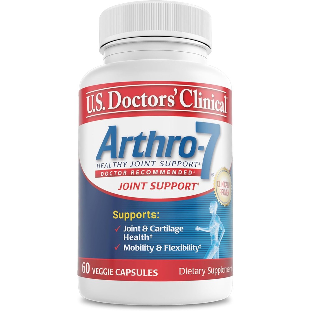 U.S. Doctors’ Clinical Arthro-7 joint support bottle front view