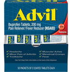 Advil Pain Reliever and Fever Reducer 200mg front view