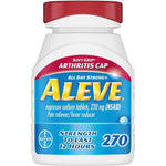 Aleve Soft Grip Arthritis Cap 270 count front view packaging