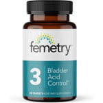 LifeSeasons Femetry Bladder Acid Control 60 tablets bottle front view for interstitial cystitis support