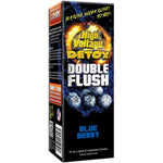 DSD High Voltage Detox Double Flush Blue Berry bottle and capsules packaging front view
