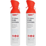 Boost Oxygen Extra-Large Rapid Response 12L Canister front view for portable respiratory support.