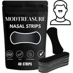 PadelGrab Magnetic Anti Snoring Nasal Strips 40 Count front view for breathing relief.