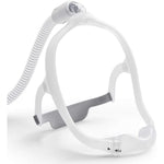 MYNA MEDICAL DreamWear Nasal Complete Set front view showing the clear silicone frame and headgear.