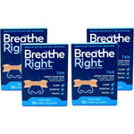 Breathe Right Nasal Strips Large Tan 120 count pack front view for snoring relief