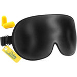 Jersey Slumber 100% Silk Sleep Mask front view black light blocking blindfold