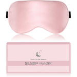 BLSSNZ Silk Sleep Mask Pink front view authentic mulberry silk