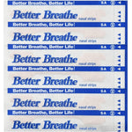 Debaishi Nasal Strips 110 count front packaging showing snoring relief benefits.