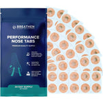 JL Breathen Sleep Solutions Performance Nose Tabs front packaging view for nasal breathing.