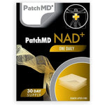 PatchMD NAD+ Total Recovery Patches front packaging for cellular energy.