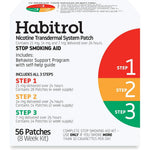 Habitrol Nicotine Transdermal System Patch 8 week kit front packaging