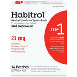 Habitrol Nicotine Transdermal System Step 1 box front view stop smoking aid