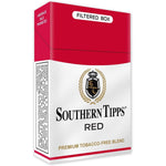 Southern Tipps Bold Red herbal cigarettes pack front view tobacco free alternative