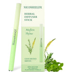 NicoShieldX Herbal Diffuser Stick front view showing sleek portable design.