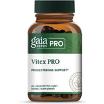 Gaia Herbs Pro Vitex PRO 60 capsules front view for hormone balance.