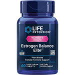 Life Extension Estrogen Balance Elite 60 tablets bottle for menopause support