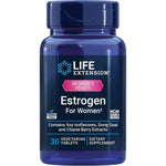 Life Extension Estrogen for Women bottle front view for menopause relief.