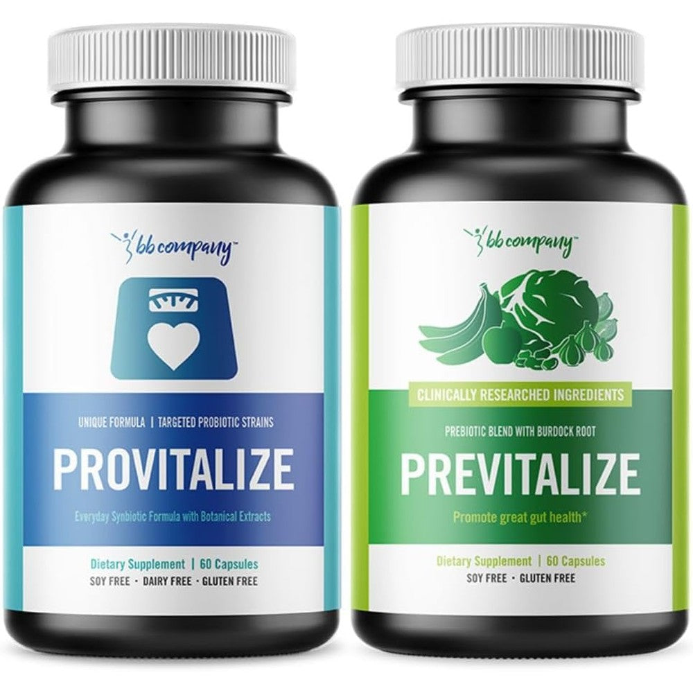 BB Company Slim Gut Bundle front view menopause probiotic supplement