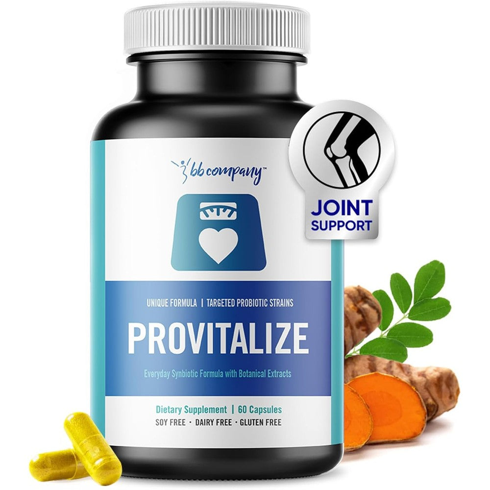 BB Company Provitalize 60 capsules front view for menopause weight management