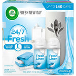 Air Wick Freshmatic Automatic Spray Starter Kit front view fresh linen scent