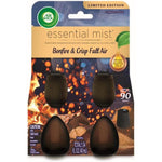 Air Wick Essential Mist Bonfire and Crisp Fall Air twin refill front view
