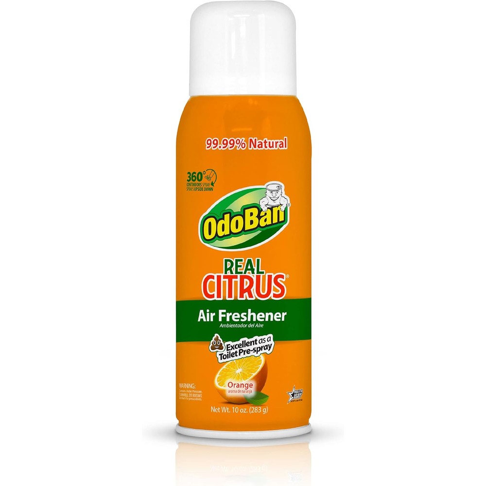 OdoBan Aroma Eliminator Orange Scent 10 Ounce front view natural air freshener