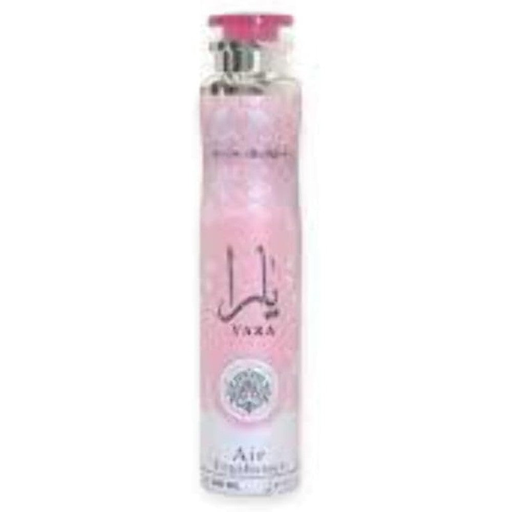 Lattafa Yara Air Freshener pink bottle front view luxury room spray