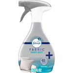 Febreze Fabric Refresher Heavy Duty Crisp Clean bottle front view for odor removal.