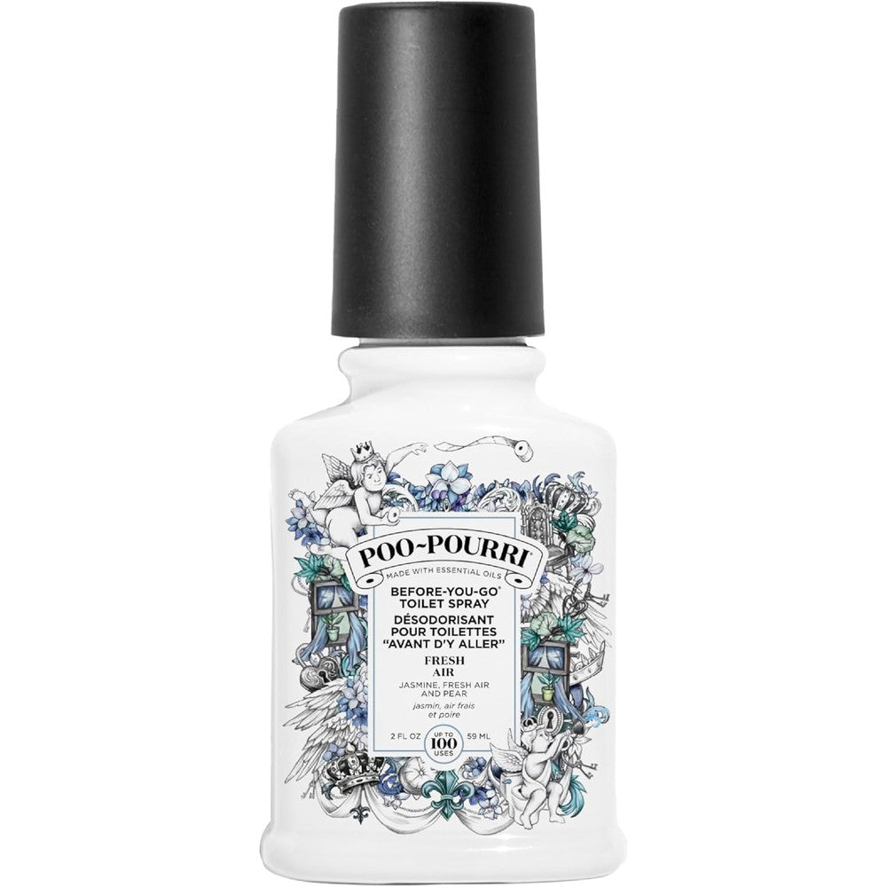 Poo-Pourri Before-You-Go Toilet Spray Fresh Air 2 fluid ounce front view