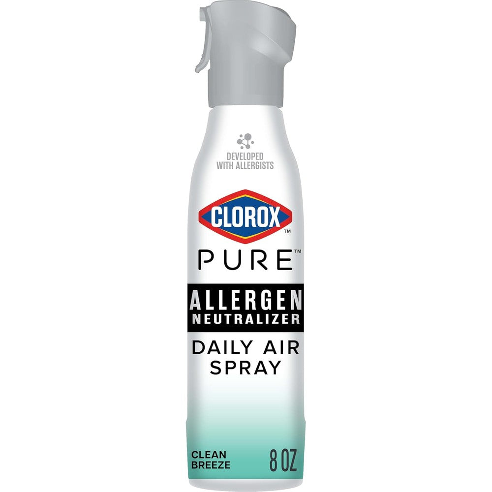 Clorox PURE Allergen Neutralizer Daily Air Spray front view for indoor air care.