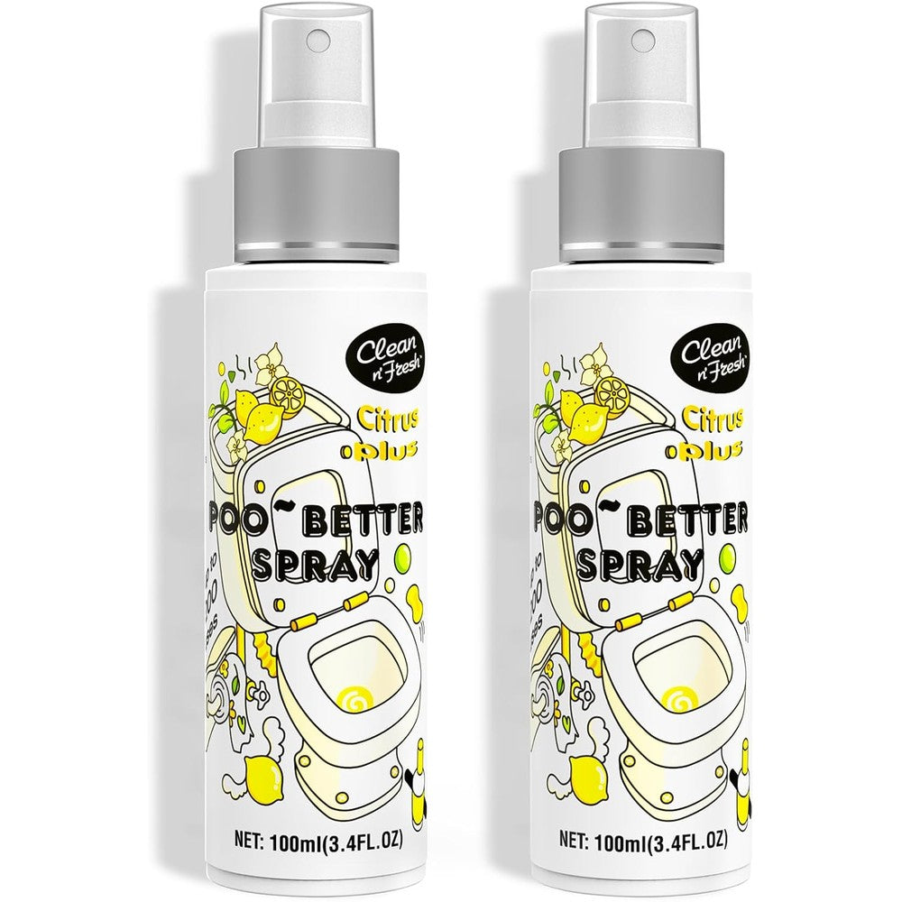 Clean-n-Fresh Toilet Spray 6.8 Fluid Ounce bottle front view citrus scent