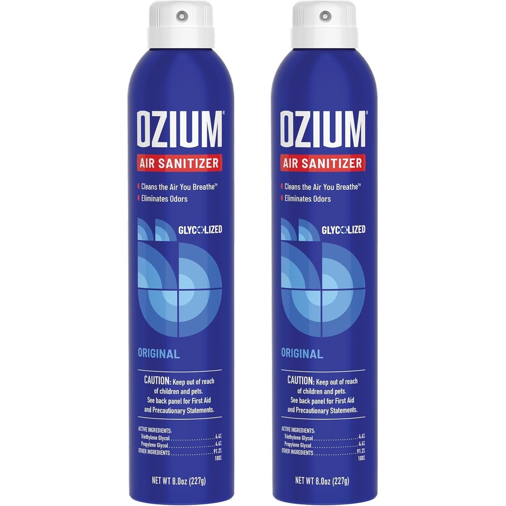Ozium Air Sanitizer Original Scent Eight Ounce front view for air purification