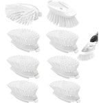 Shadowgallery dish brush replacement heads front view showing durable white nylon bristles