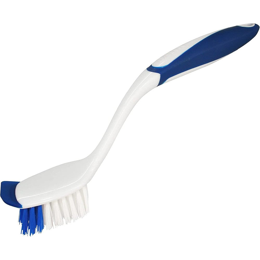 Dawn dish brush with square head front view for kitchen cleaning.