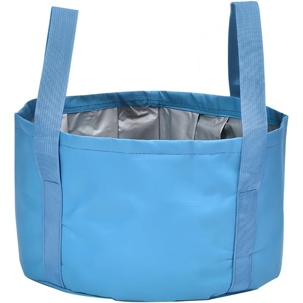 YOFAN foldable washing basin front view for portable foot soaking.