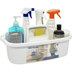 Goderewild Multi-Purpose Plastic Cleaning Caddy front view for home organization.