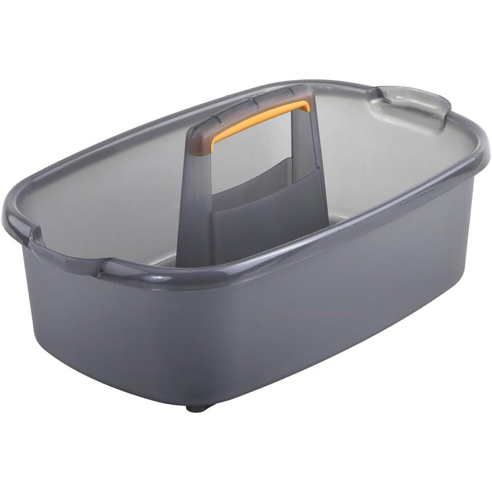 Casabella Plastic Multipurpose Cleaning Storage Caddy front view for home organization