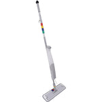 Boardwalk Bucketless Microfiber Mop System front view professional floor cleaning tool.