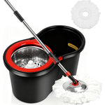 BOP Spin Mop and Bucket Set front view floor cleaning system.